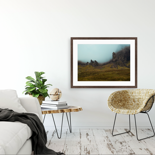 Old Man of Storr {Wood frame}