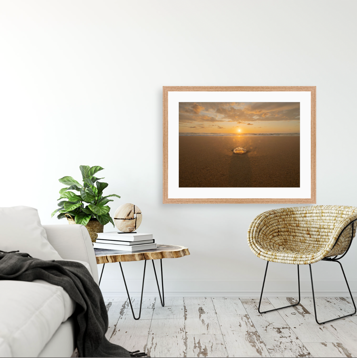 Australasia I {Hand-finished-frames}