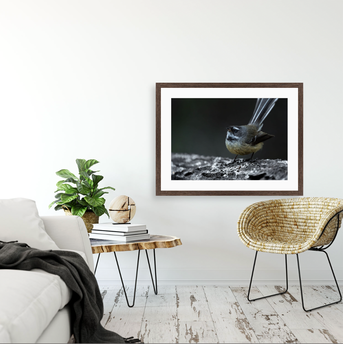 Pīwakawaka {Wood frame}